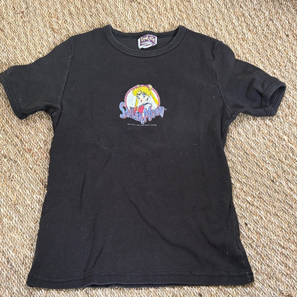 Sailor Moon Black vintage T-Shirt